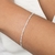 Pulseira riviera de prata 925 com zircônias - comprar online