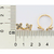 Anel ajustável borboletas banhado a ouro 18k com zircônias e aplicação de rhodium - Mix Joias - Nossa Joia é Você!