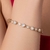 Pulseira corações banhada a ouro 18k com zircônias - comprar online