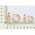 Kit brinco meia argola texturizado banhado a ouro 18k - Mix Joias - Nossa Joia é Você!