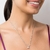 Gargantilha banhada a ouro 18k com zircônias - comprar online