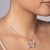 Pingente flutuante infinito banhado a ouro 18k na internet