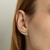 Brinco ear cuff banhado a ouro 18k com zircônias na internet