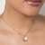Pingente cápsula redonda com borboleta banhado a ouro 18k - Mix Joias - Nossa Joia é Você!