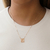Gargantilha ohana stitch banhada a ouro 18k - Mix Joias - Nossa Joia é Você!