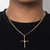 Pingente cruz banhado a ouro 18k - Mix Joias - Nossa Joia é Você!