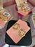 Brinco folheado a Ouro 18K e prata oval torcido