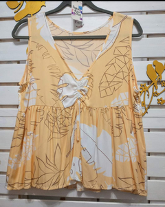 Blusa de Fibrana Estampada. - comprar online
