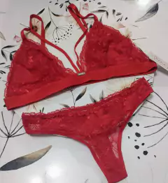 Conjunto con puntilla. - comprar online
