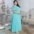 -Vestido Verde água com cinto -(Moda plus size). - comprar online