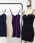 Vestido velvet con escote - comprar online