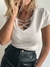 Remera con detalles en strass - comprar online