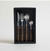 SET DE CUBIERTOS ADARE 16 PIEZAS ACERO INOX.MANGO SIMIL MADERA