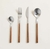 SET DE CUBIERTOS ADARE 16 PIEZAS ACERO INOX.MANGO SIMIL MADERA - comprar online