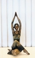 FIGURA DE YOGA COLOR COBRE