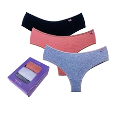 Pack X3 Culotteless Algodón y Lycra - comprar online