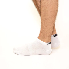 Medias Soquetes Running Calada con Logo - Tiendatex