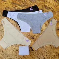 Pack X3 Vedetinas Algodón y Lycra Lisas - comprar online