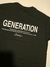 Remera negra generation - Osclothes