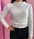 BLUSA DE LA CROPED TRABALHADA COLECAO INVERNO