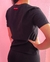 T-SHIRT AMPLA COM SILK PRETA REF: 502TS003595 00394 - comprar online