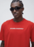 T-SHIRT AMPLA COM SILK VERMELHA REF: 502TS003654 00392