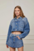 SAIA MINI JEANS ESTAMPA ONÇA REF: 25053688