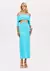 VESTIDO SUPER MIDI COM CUT OUT AZULREF: 502VE012026