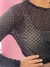 BLUSA MANGA LONGA TULE PRETA na internet