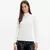 BLUSA CANELADA GOLA ALTA OFF WHITE REF: 502BL008383