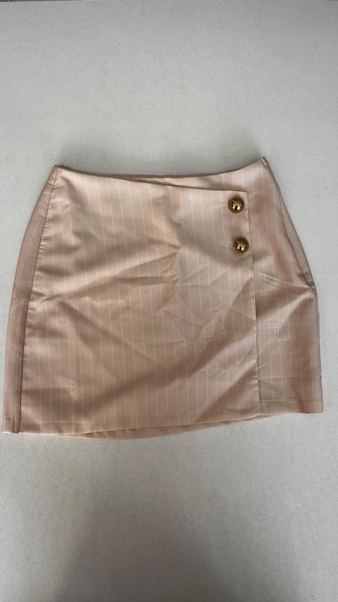 SAIA COM BOTAO DOURADO BEGE REF: SAI32311