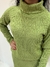 CONJUNTO SAIA E BLUSAO CANELADO VERDE COLECAO INVERNO na internet