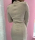 VESTIDO CURTO GOLA ALTA CRU REF: 502VE0007669 00090 - comprar online