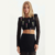 BLUSA CROPPED MANGA LONGA PRETA REF: 502BL006258 00003