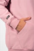 HOODIE URBAN ART ROSA - CUERDOS - comprar online