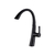 Misturador Monocomando Gourmet Classic com Ducha Extensível Black Matte Rubinettos - comprar online