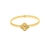 Bracelete trevo gold