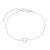 Pulseira Zircônia Cristal Oval Prata 925 - comprar online