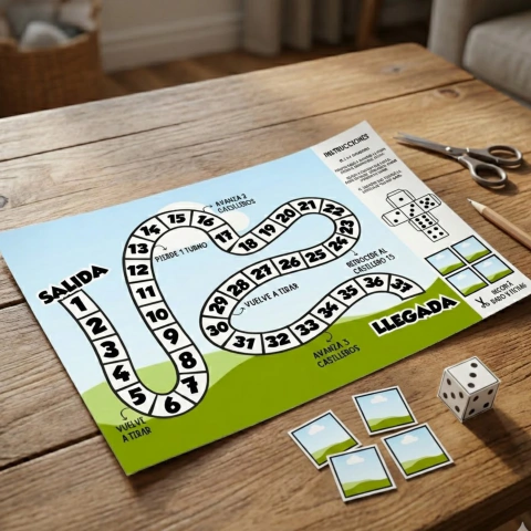 Plantilla Canva Juego De La Oca + 7500 Papeles y Cliparts Infantiles Editable Souvenir Imprimible - comprar online