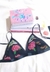 Bralette triangulo estampado