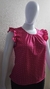 Blusa Feminina manga curta com babado e de bolinha na internet