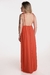 Vestido Longo Crepe Saia Sobreposta - comprar online