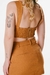Shorts Saia Alfaiataria Melina Caramelo - Clōe Store
