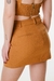 Shorts Saia Alfaiataria Melina Caramelo - loja online