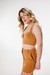 Shorts Saia Alfaiataria Melina Caramelo - comprar online