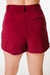 Shorts Saia Bolso Faca Marsala - Clōe Store