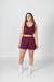 Short Moletom Símbolo Vinho - comprar online