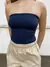 Tube top - Azul marinho - comprar online
