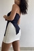 Blusa assimétrica - Preta - comprar online