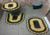 Jogo de Banheiro Dourado com preto - Crochê - comprar online